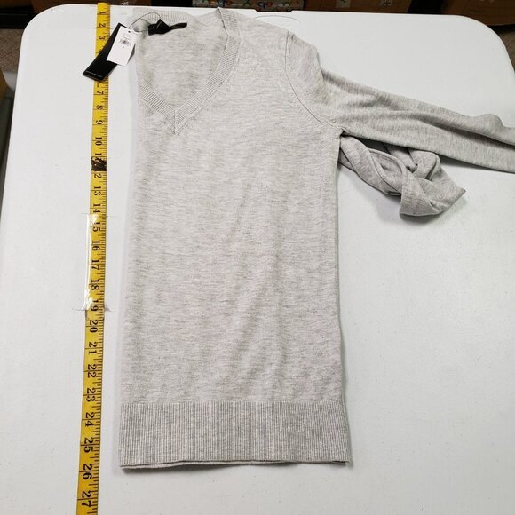 Banana Republic Womens Preppy Forever Sweater Size M Gray Fall Neutral NWT Cozy - Picture 7 of 9